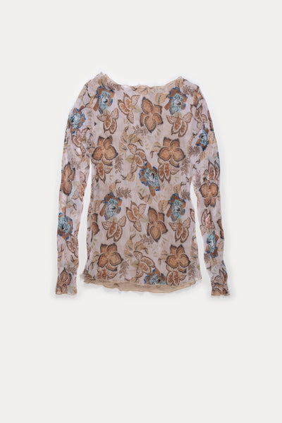 MAGLIA DOPPIA TULLE FLOWER