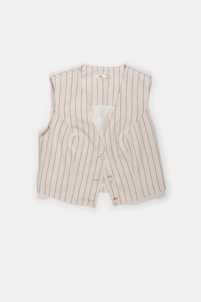 GILET GESSATO CROPPED