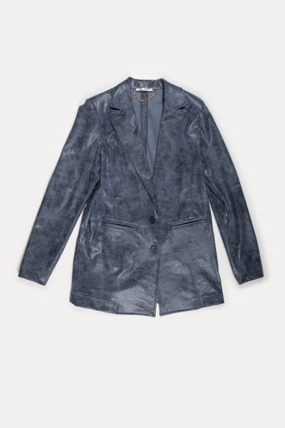 BLAZER ECOPELLE LUNGA OVER
