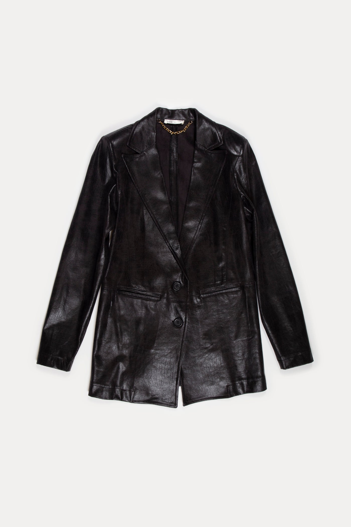 BLAZER ECOPELLE LUNGA OVER