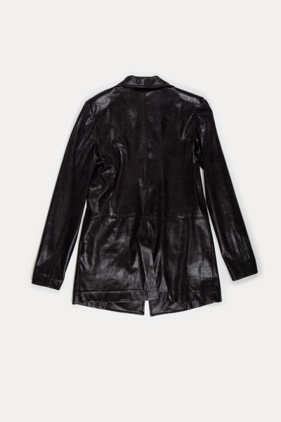 BLAZER ECOPELLE LUNGA OVER