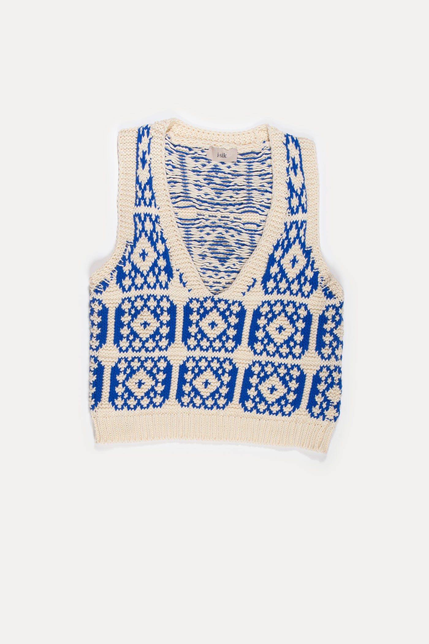 GILET V CROCHET