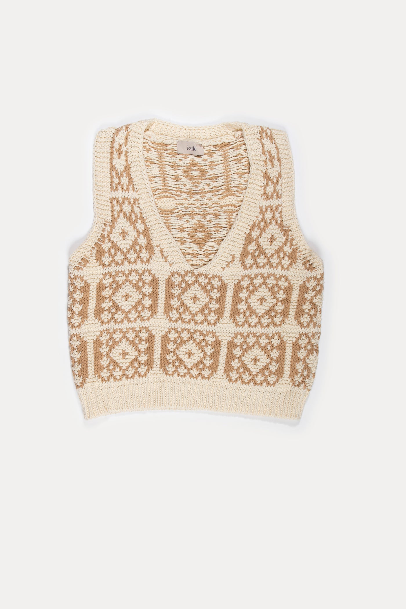 GILET V CROCHET