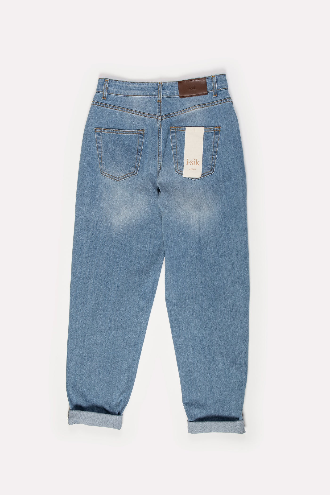 JEANS BOY-FIT RICAMO ROTTURE
