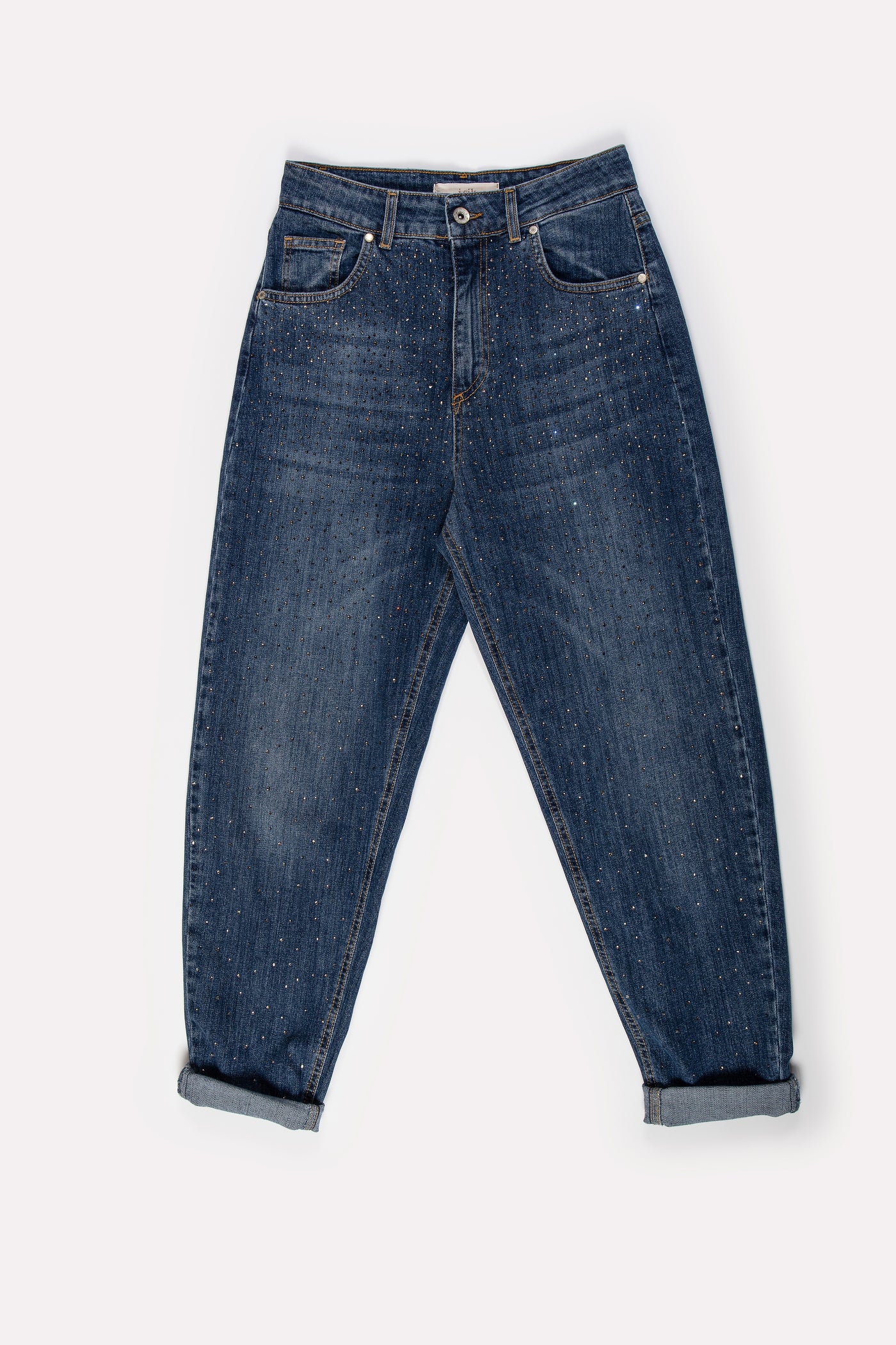 JEANS BOY-FIT STRASS