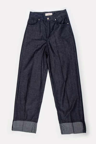 DENIM PALAZZO CHAMBRAY RISV.