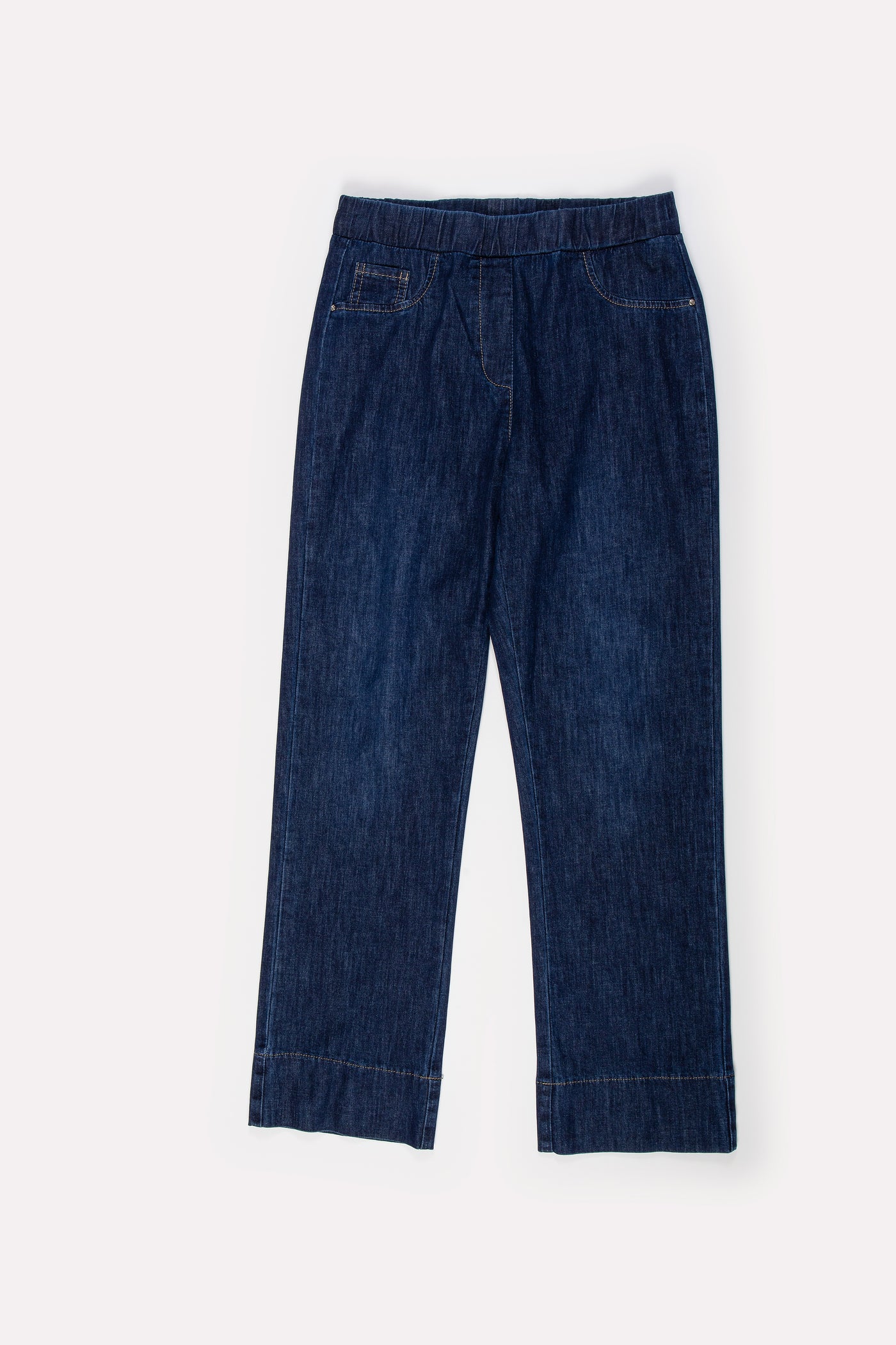 DENIM ELASTICO CROPPED
