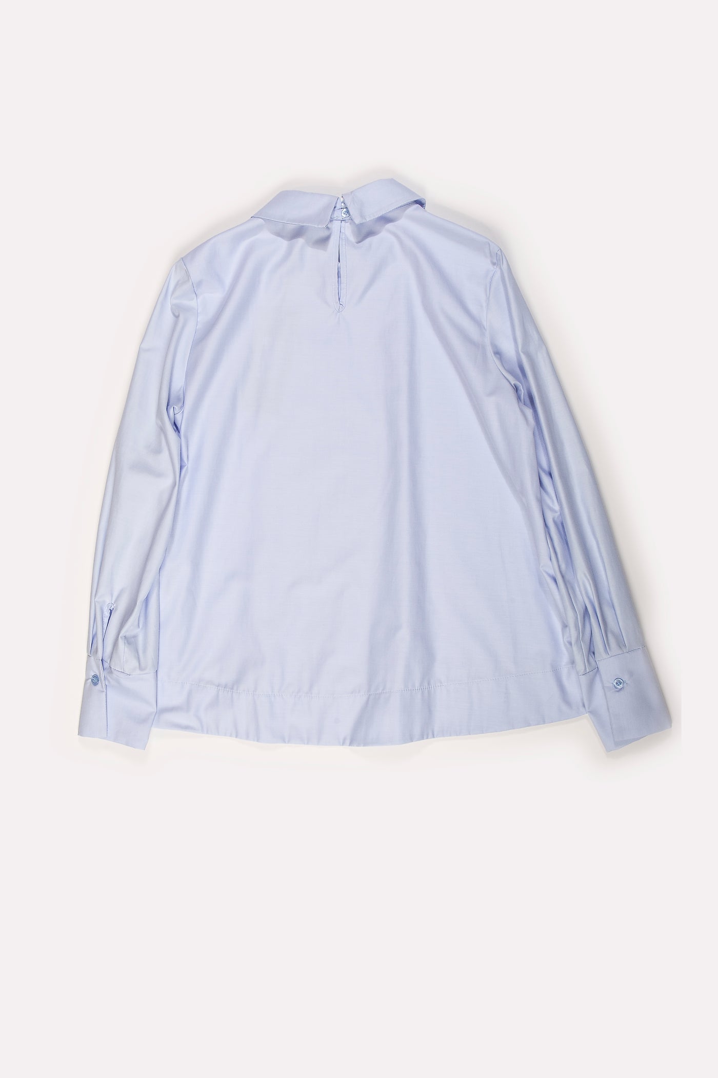 BLUSA POPELINE COLLO CAMICIA