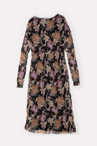 ABITO MIDI TULLE FLOWER