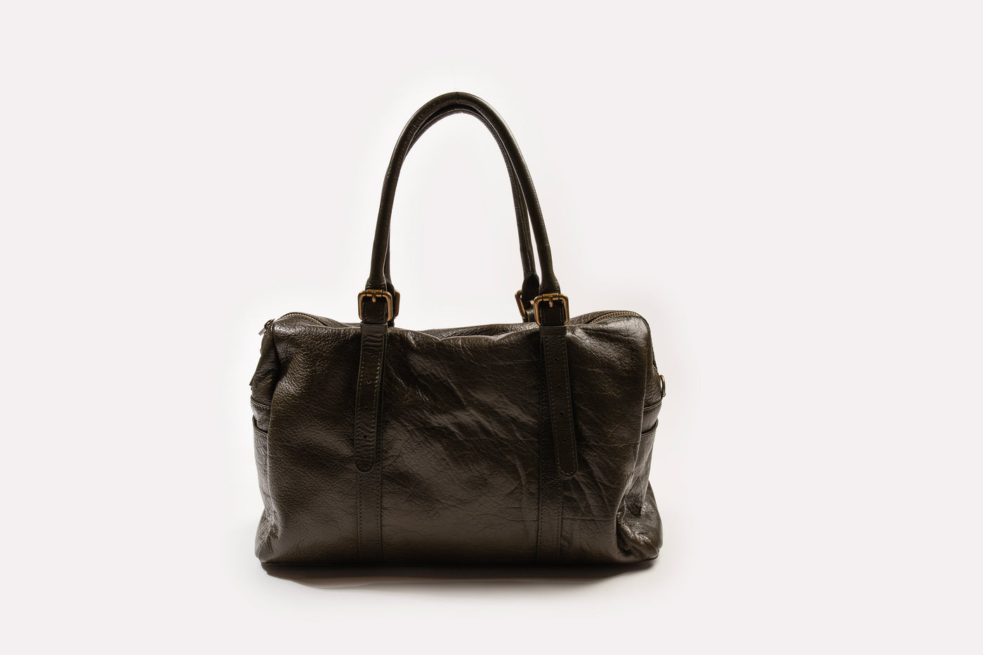 GYM BAG MIDI VERA PELLE