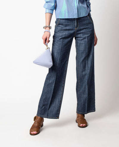 DENIM PALAZZO CHINO LEGGERO